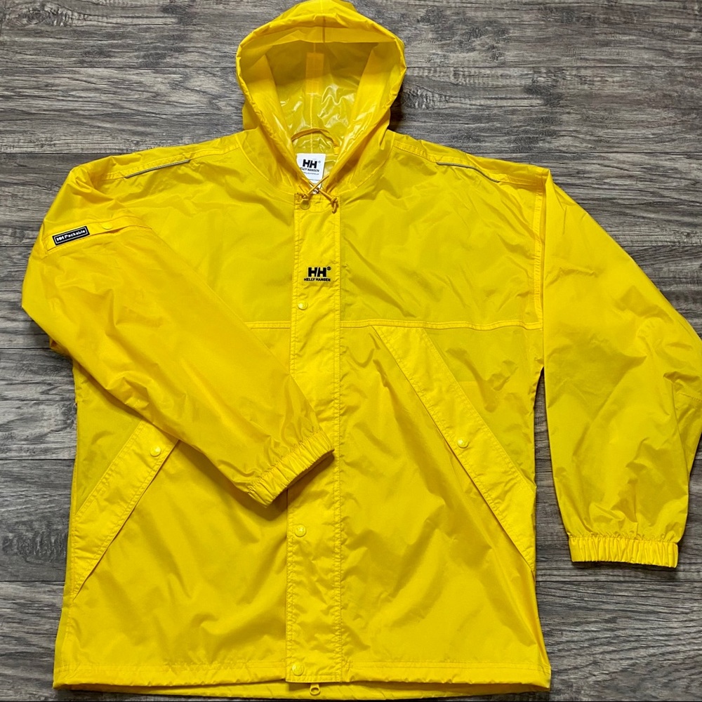 Helly Hansen Rain Coat Packable Full Zip With Hood - image 1